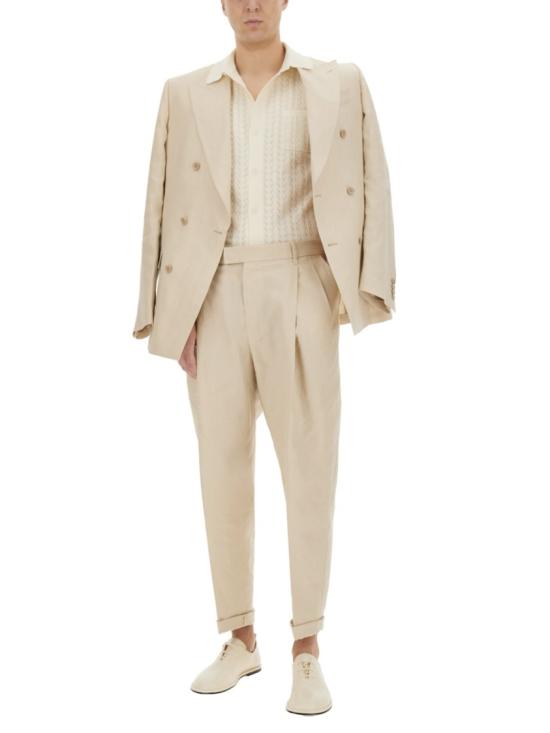  돌체앤가바나 반팔 셔츠 GXVA9T JBCFJW0001 Neutrals - DOLCE & GABBANA