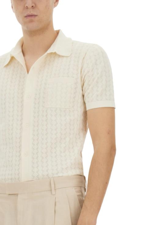  돌체앤가바나 반팔 셔츠 GXVA9T JBCFJW0001 Neutrals - DOLCE & GABBANA