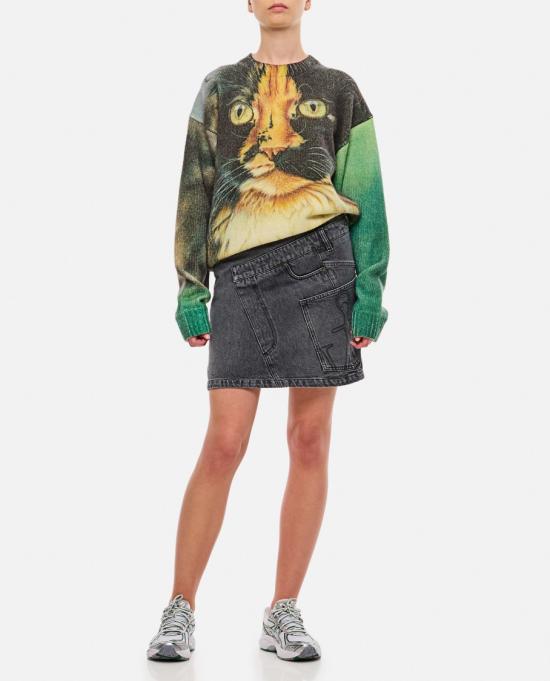  JW앤더슨 데님 스커트 DK0020PG1195929 Grey - JW ANDERSON