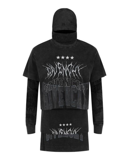  지방시 긴팔 티셔츠 BM71FC 3Y8T 020 00017 S Black - GIVENCHY