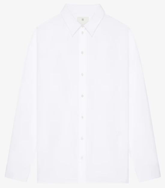 24FW 지방시 셔츠 BW61BE15JT 100 WHITE