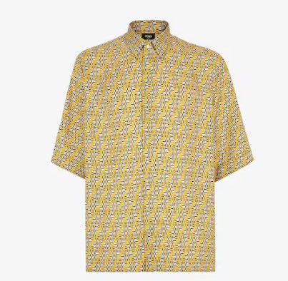  펜디 반팔 셔츠 FS0966ASES F0RY3 YELLOW