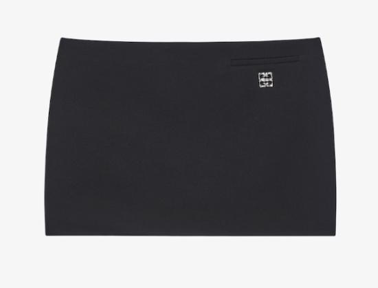  지방시 숏 스커트 BW40W915CT 001 BLACK