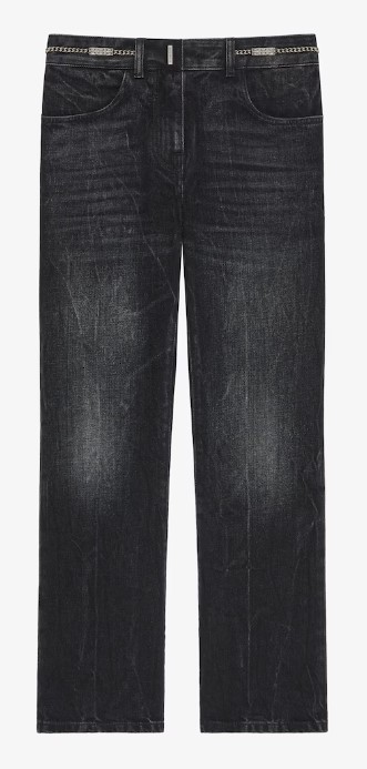  지방시 데님 팬츠 BW513J5Y3P 001 BLACK