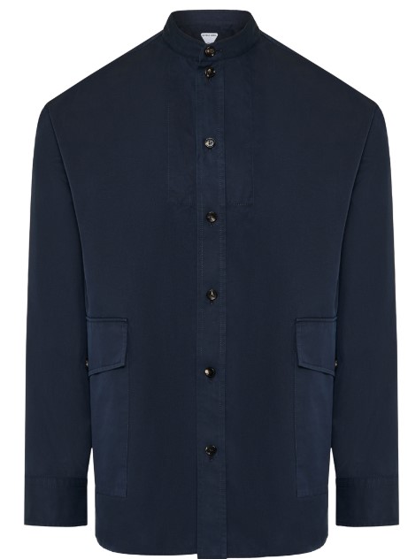 25SS 보테가베네타 긴팔 셔츠 814028V4CS0 4246 BLUE