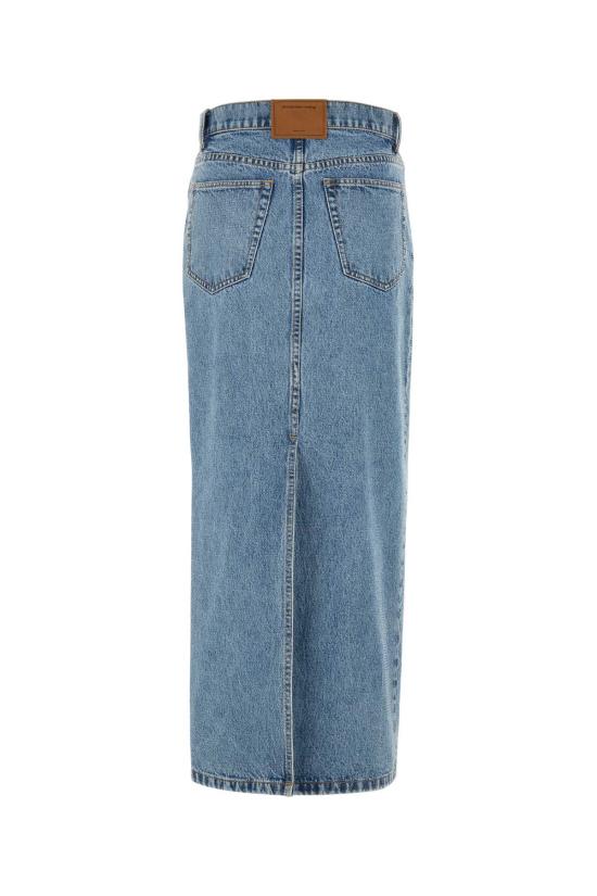 25SS 알렉산더 왕 데님 스커트 1WC1255624 486 VINTAGE LIGHT INDIGO - ALEXANDER WANG