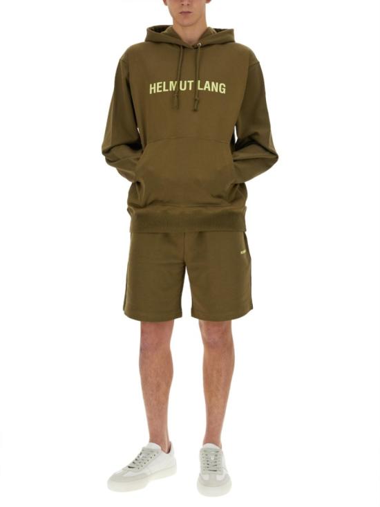  헬무트랭 후드 티셔츠 N09HM519 F0X Green - HELMUT LANG