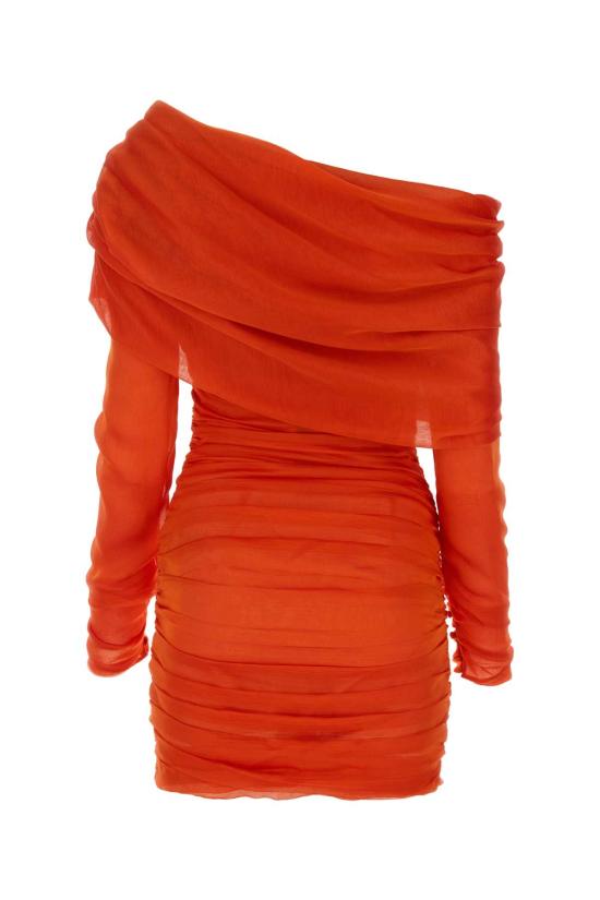  생로랑 점프수트 773944Y3F58 6030 BRIQUE - SAINT LAURENT