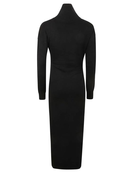  이자벨마랑 미디 원피스 RO0299FAA1L47I01BK Black - ISABEL MARANT