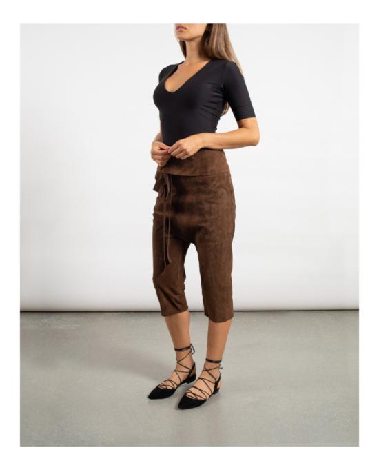  생로랑 스트레이트 팬츠 500961 YC2LW 6040 34 Brown - SAINT LAURENT