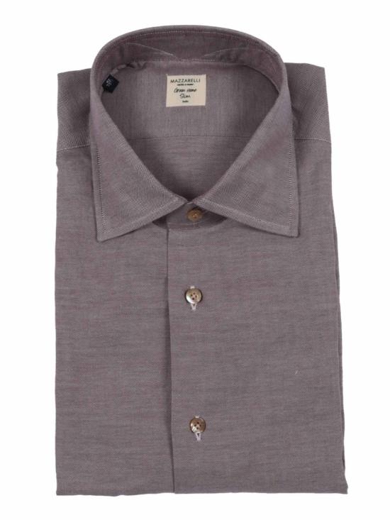 25FW 마짜렐리 셔츠 44W 16 Brown