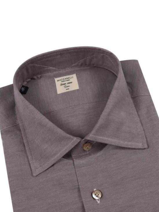 25FW 마짜렐리 셔츠 44W 16 Brown - MAZZARELLI
