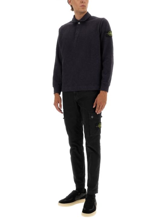 25FW 스톤 아일랜드 폴로 티셔츠 6100054 S0238V0026 Black - STONE ISLAND