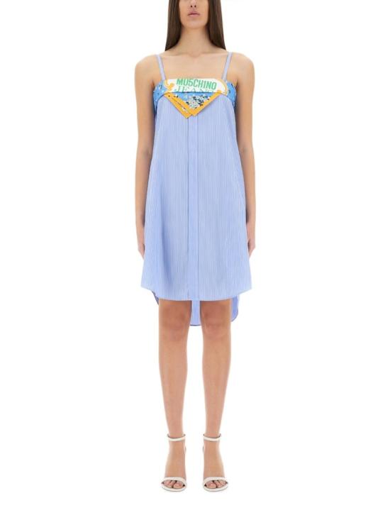 25SS 모스키노 미디 원피스 04683725 1303 Blue