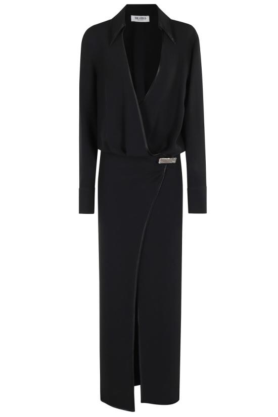 25FW 디 아티코 롱 원피스 251WCW00242 ACC001AA 097 Black