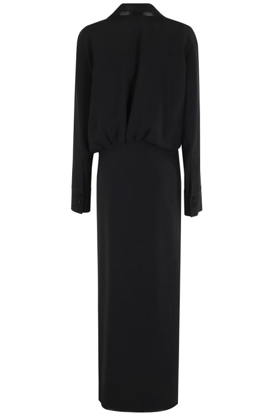 25FW 디 아티코 롱 원피스 251WCW00242 ACC001AA 097 Black - THE ATTICO