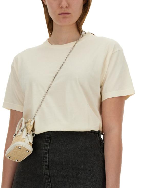  마르지엘라 로고 코튼 저지 티셔츠 S51GC0523 S20079102 Neutrals - MAISON MARGIELA