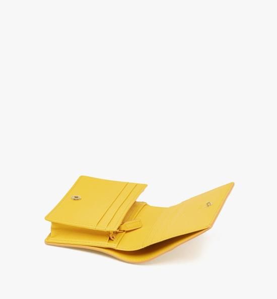  엠시엠 지갑 MYSESAK01Y0001YELLOW Gold - MCM