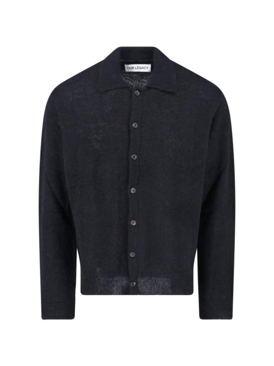 25FW 아워레가시 가디건 M4213ECFSEBLACK FUZZY ALPACA Black