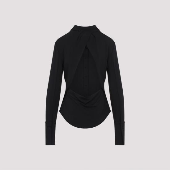 25SS 스포트막스 긴팔 티셔츠 2512951011600 13097 Black - SPORTMAX