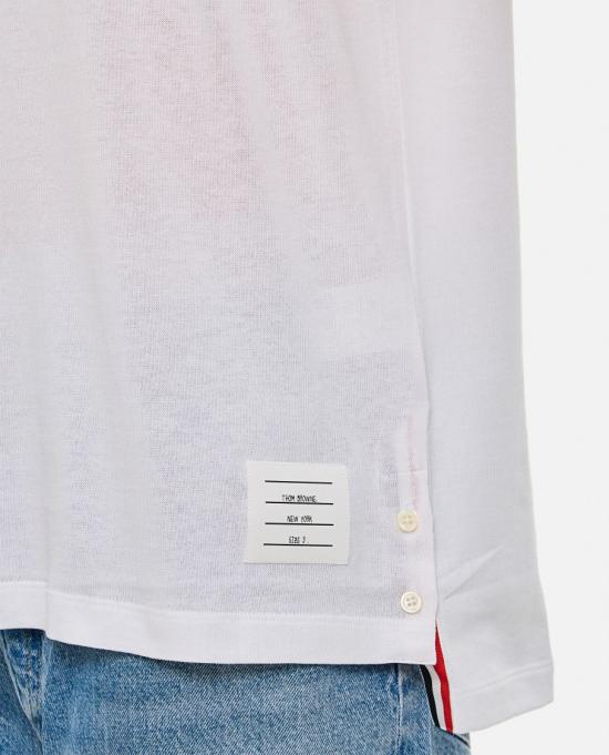  톰브라운 폴로 티셔츠 MJP193AJ0129100 White - THOM BROWNE