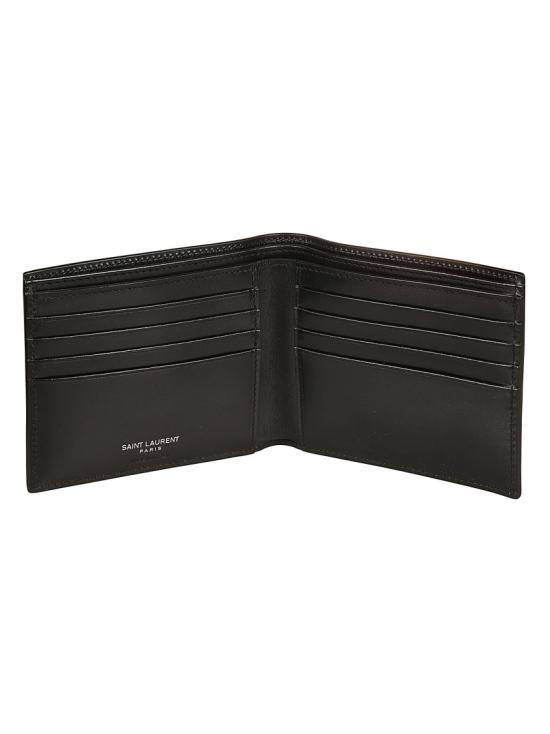  생로랑 모노그램 반지갑 4532760SX0E1000 Black - SAINT LAURENT