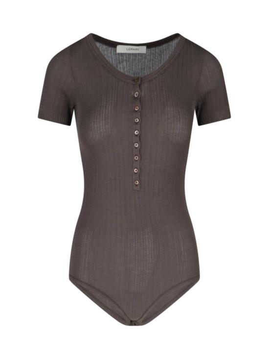 25SS 르메르 바디수트 티셔츠 TO1324 LK1017BR449 Brown