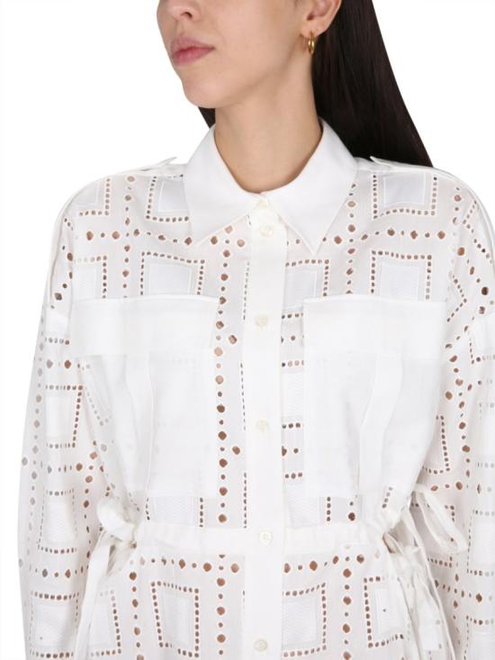  엠에스지엠 숏 원피스 3441MDA02 23710602 White - MSGM