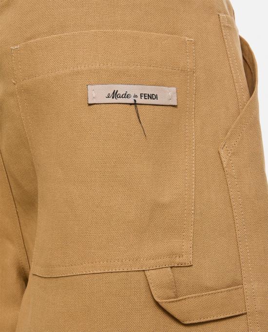  펜디 숏팬츠 FB0968AR96F1MTK Brown - FENDI