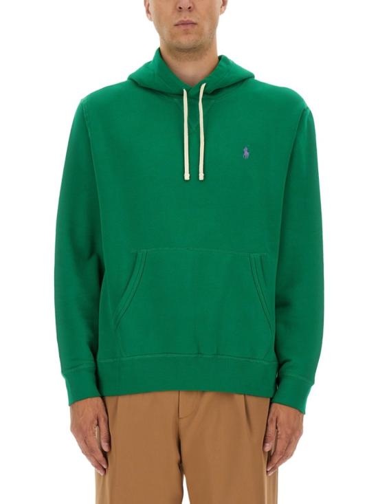  폴로 랄프로렌 포니로고 자수 후드 티셔츠 710766778 106CRUISEGREEN