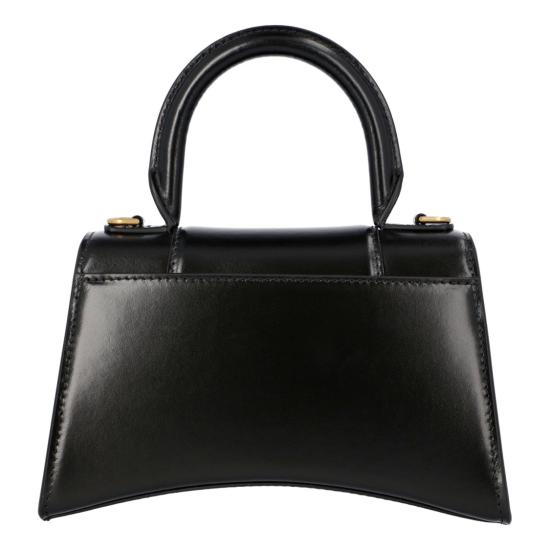  발렌시아가 아워글래스 XS 핸드백 5928331QJ4M1000 Black - BALENCIAGA