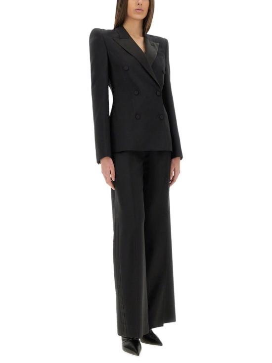 25SS 알렉산더 맥퀸 스트레이트 팬츠 818196 QJAEK1000 Black - ALEXANDER MCQUEEN