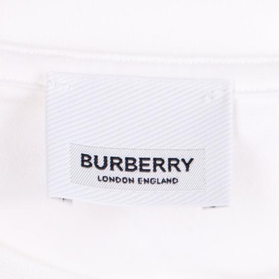  버버리 반팔 티셔츠 8040691 White - BURBERRY