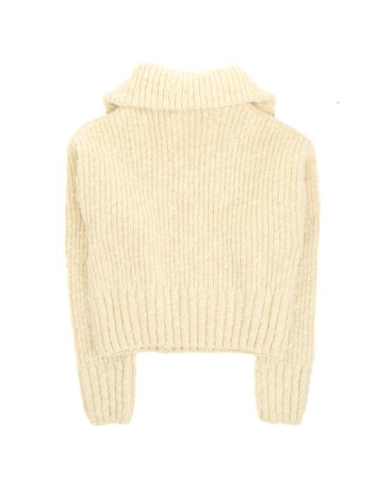  아미 집업 니트 UKS633 KN0022 185 Neutrals - AMI