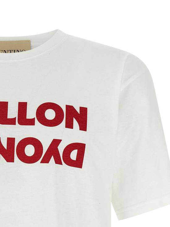 25FW 발렌티노 가라바니 반팔 티셔츠 V0MG16PB6EA33 White - VALENTINO GARAVANI