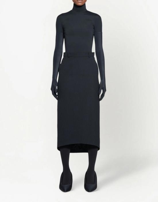  발렌시아가 스커트 725121TNT361070 Black - BALENCIAGA