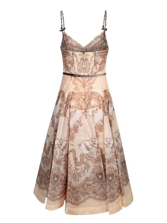 25SS 짐머만 미디 원피스 2177DR251 PEALACPR Beige - ZIMMERMANN