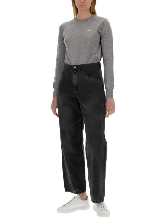  메종키츠네 베이비 폭스 패치 레귤러 스웨터 MW00816KT1036 H131 Grey - MAISON KITSUNE