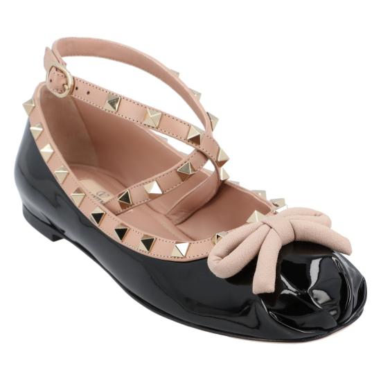  발렌티노 가라바니 플랫 슈즈 5W2S0HB6VNWN71 Black - VALENTINO GARAVANI