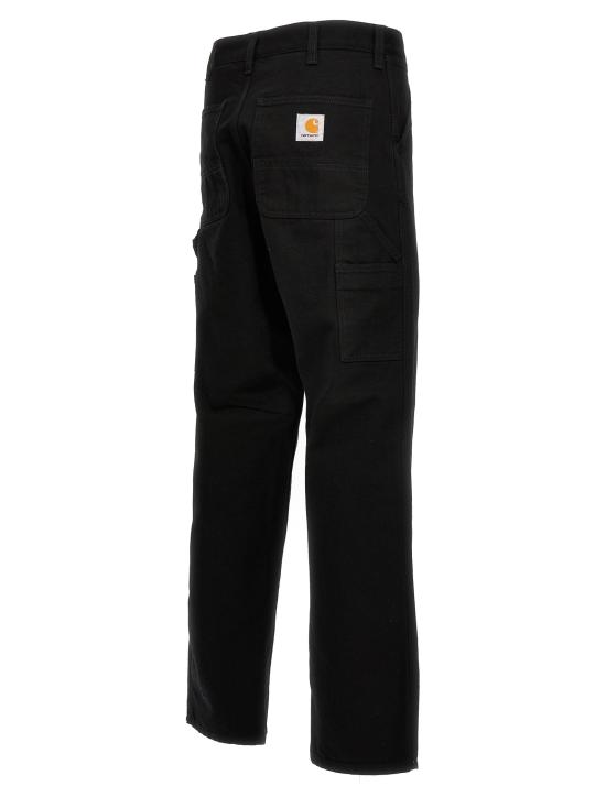 26FW 칼하트 WIP 디어본 캔버스 싱글 니 팬츠 I0314978902 Black - CARHARTT WIP