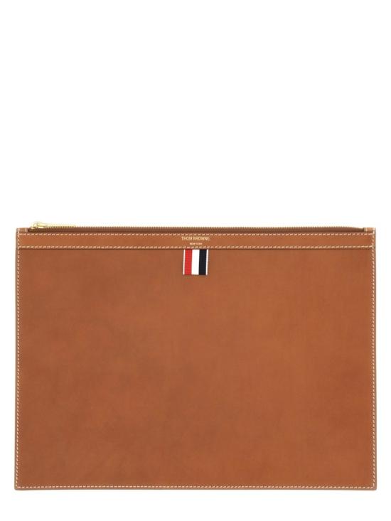  톰브라운 바체타 레더 미디움 도큐먼트 홀더 MAC021L L0044255 Brown