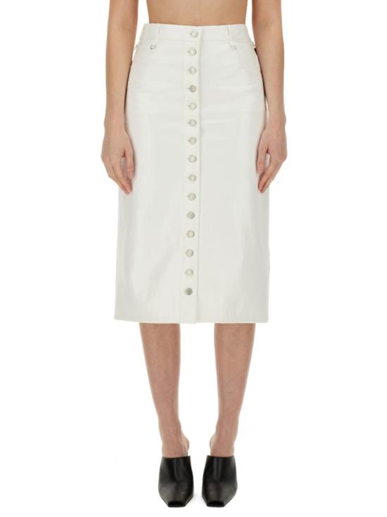  쿠레쥬 미디 스커트 124CJU155 VY00140001 White