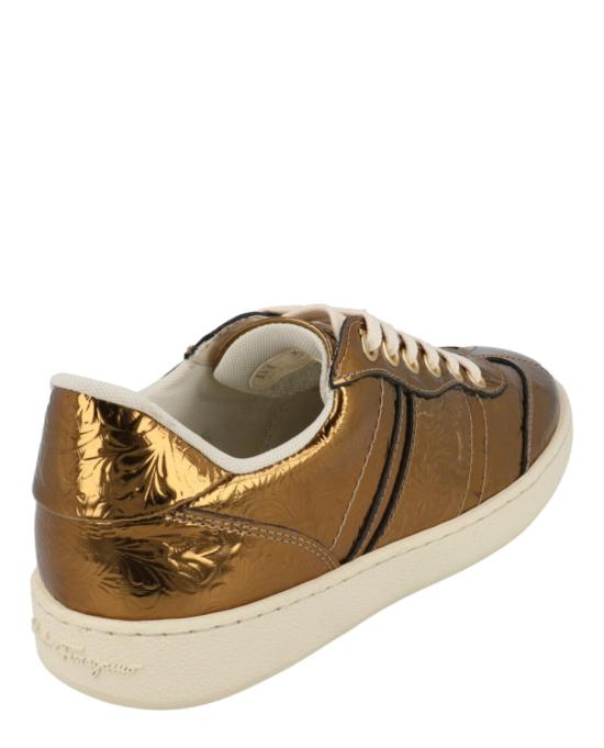  살바토레 페라가모 스니커즈 030477 766327 M 20013 5 5 Gold - SALVATORE FERRAGAMO