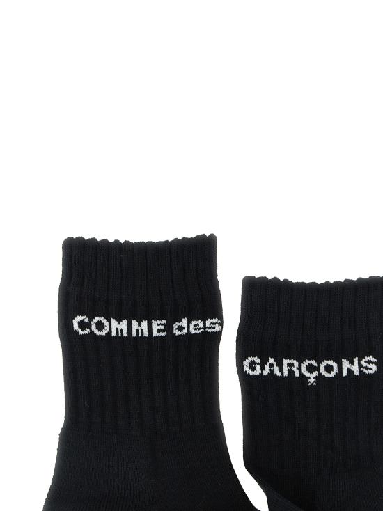 25FW 꼼데가르송 양말 PPK5021 White Black - COMME DES GARCONS