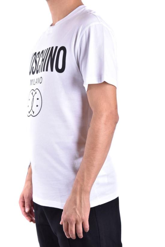  모스키노 반팔 티셔츠 J0725 70411001 Purple - MOSCHINO