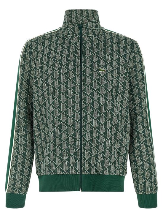 25FW 라코스테 모노그램 집업 스웨트셔츠 SH1368D1R Green