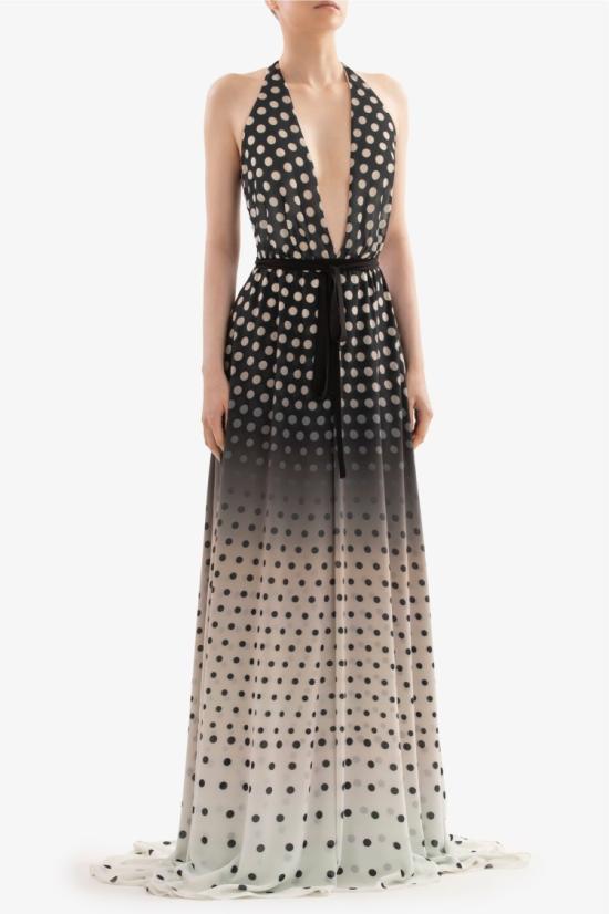  사이드 코베이시 롱 원피스 그라데이션 프린트 드레스 - SAIID KOBEISY