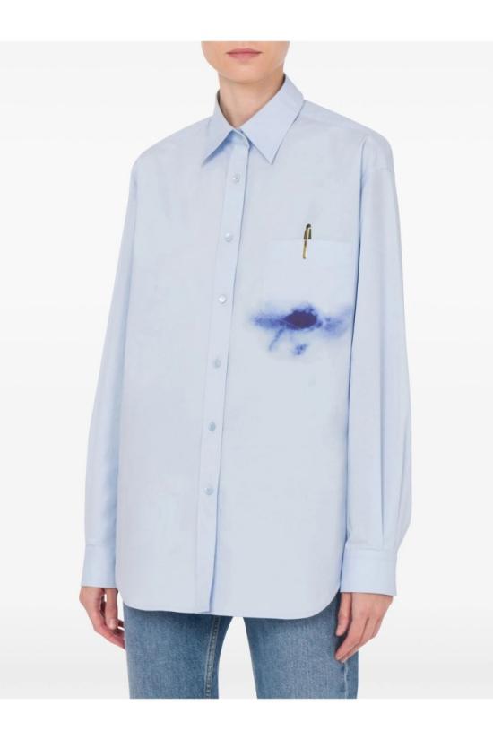 25SS 모스키노 셔츠 A0204 05314293 Blue - MOSCHINO