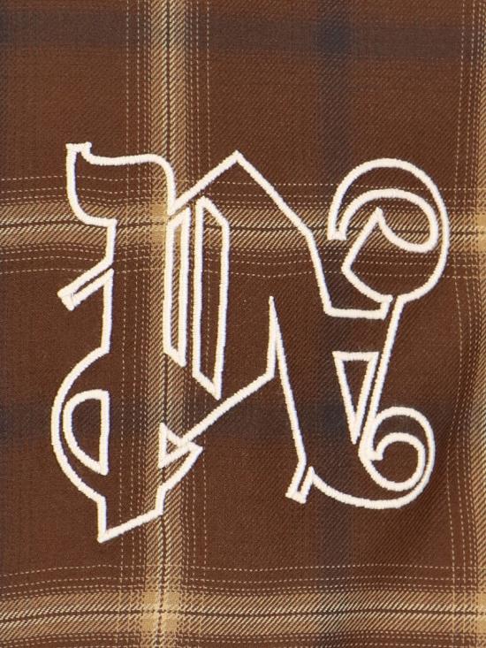  팜앤젤스 긴팔 셔츠 PMGE010E23FAB0026003 Brown - PALM ANGELS