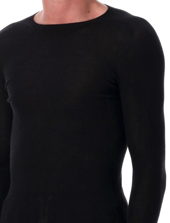 25FW 릭 오웬스 니트웨어 RU02E1637RIBM Black - RICK OWENS